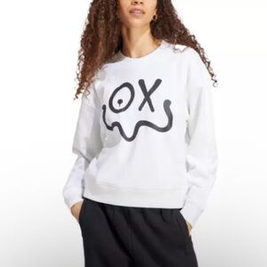 adidas Originals x André Saraiva Clover Print Crew Neck Sweatshirt S RARE NEW